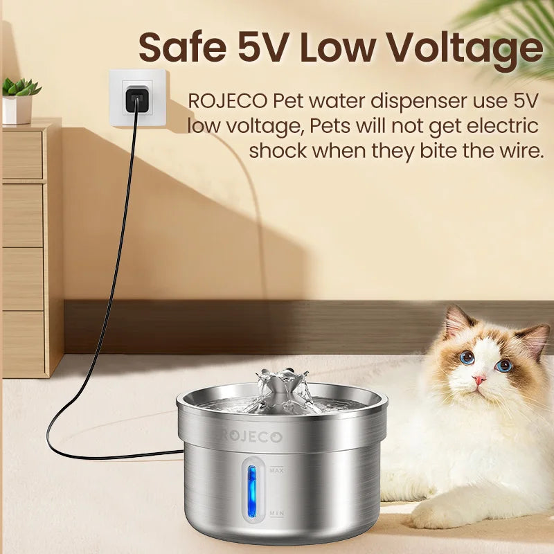 Cat Water Fountain 2L – alternate view