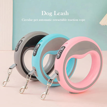 Retractable Dog Leash with Brake & Lock